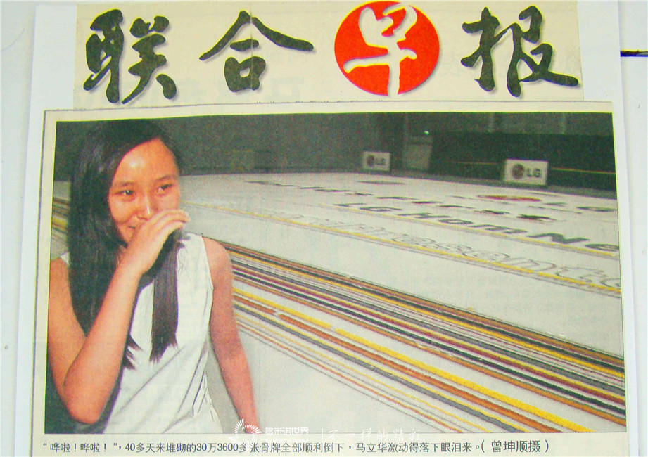 2003年馬立華個(gè)人吉尼斯世界紀錄